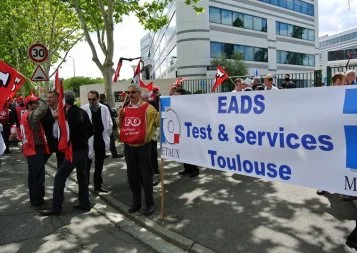 Nouvelle grève des salariés de Cassidian Test & Services, contre leur cession par EADS
