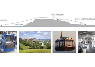 Le téléphérique toulousain attendu en 2019