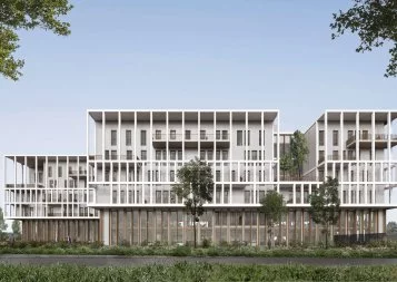 Coup d'envoi des travaux du Hub, nouveau lieu de vie à l'Oncopole