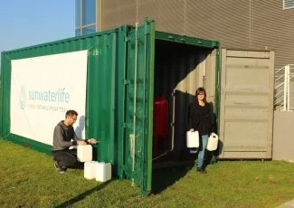 L'Aqualink Kiosk de Sunwaterlife vise l'eau potable pour tous