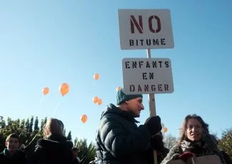 Dans le Lauragais, l'opposition au bitume
