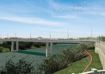  Coup d'envoi de la reconstruction du pont de Mirepoix 