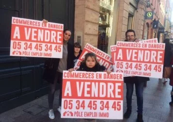 Gilets jaunes. Opération « commerces à vendre » à Toulouse