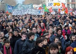 Manifestation record sur le pavé toulousain