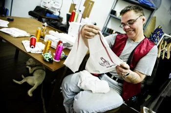 Alex Leceurs, brodeuse machine à Aspet