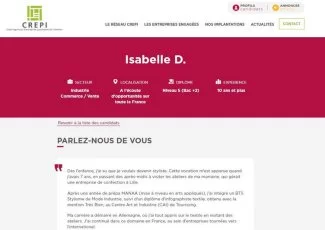 Le Crepi lance le premier site où 100% des candidats sont recommandés !