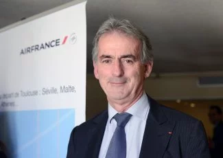 Frédéric Gagey, le PDG d'Air France optimiste devant les acteurs économiques toulousains