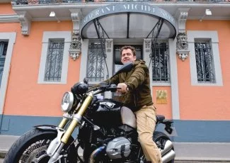 En virée avec... Michel Sarran, en BMW NineT