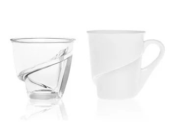 Les tasses en spirale Delissea pour sublimer le gout du café (ou de l'armagnac)